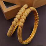 High Gold 1gm Gold Plated Bangles for Women – Traditional Rajasthani Design